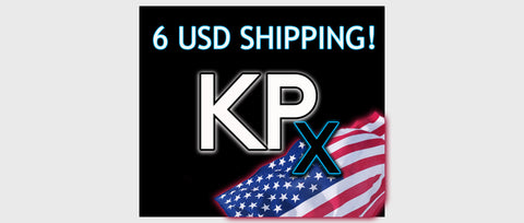 6.00 FLAT RATE USA DOMESTIC SHIPPING on ANY KPx PRODUCT for Continental USA!!