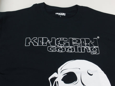 KINGPIN COOLING black logo "Old skull" T-shirt