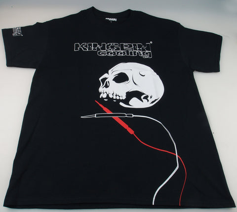 KINGPIN COOLING black logo "Old skull" T-shirt